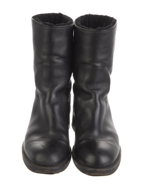 Louis Vuitton LV Monogram Leather Moto Boots