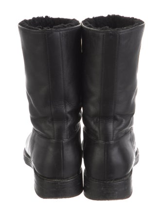Louis Vuitton LV Monogram Leather Moto Boots