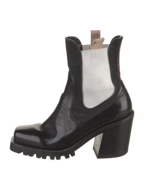 Louis Vuitton LV Monogram Patent Leather Chelsea Boots
