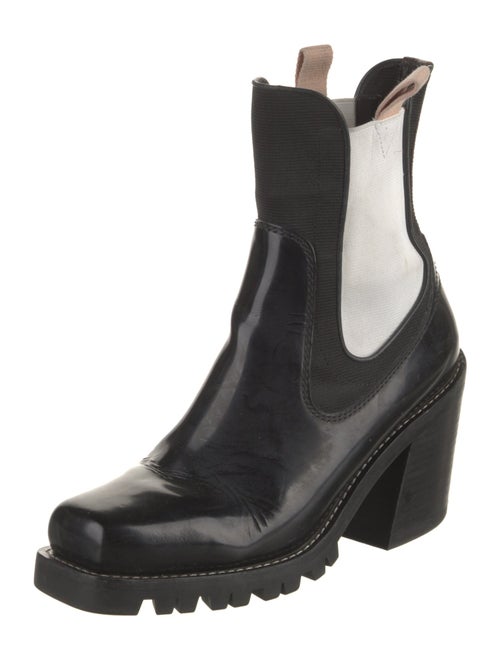 Louis Vuitton LV Monogram Patent Leather Chelsea Boots