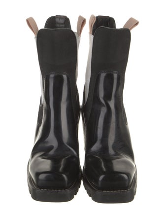 Louis Vuitton LV Monogram Patent Leather Chelsea Boots