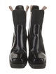 Louis Vuitton LV Monogram Patent Leather Chelsea Boots