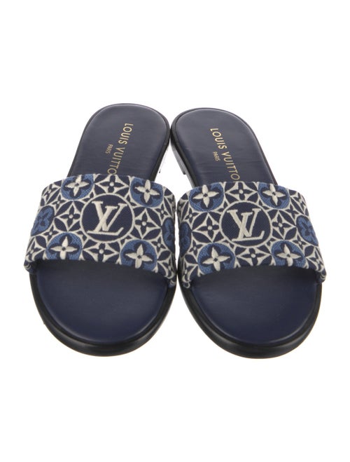 Louis Vuitton LV Monogram Canvas Slides