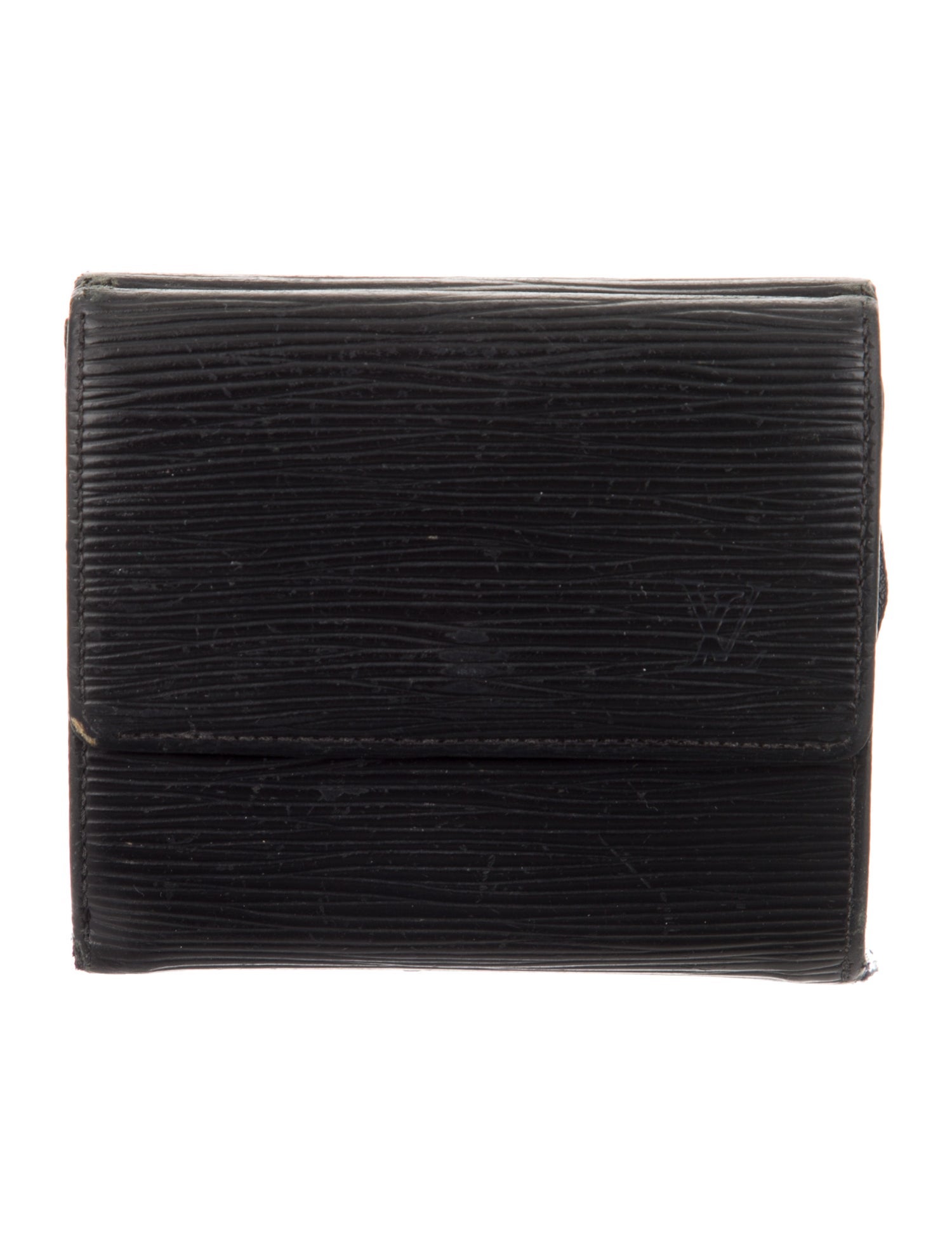 Louis Vuitton Signature Logo Epi Leather Elise Wallet