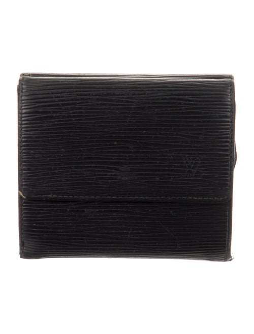 Louis Vuitton Signature Logo Epi Leather Elise Wallet