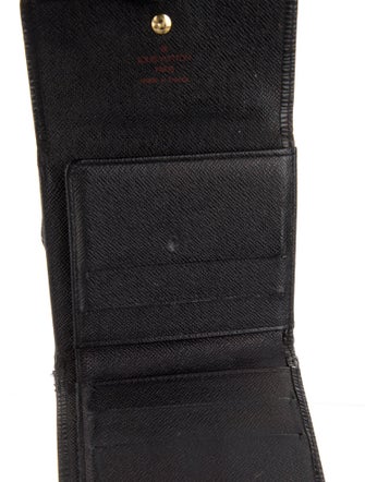 Louis Vuitton Signature Logo Epi Leather Elise Wallet