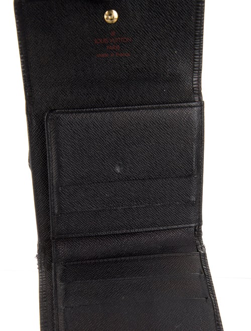 Louis Vuitton Signature Logo Epi Leather Elise Wallet