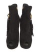 Louis Vuitton Suede Tassel Accents Boots