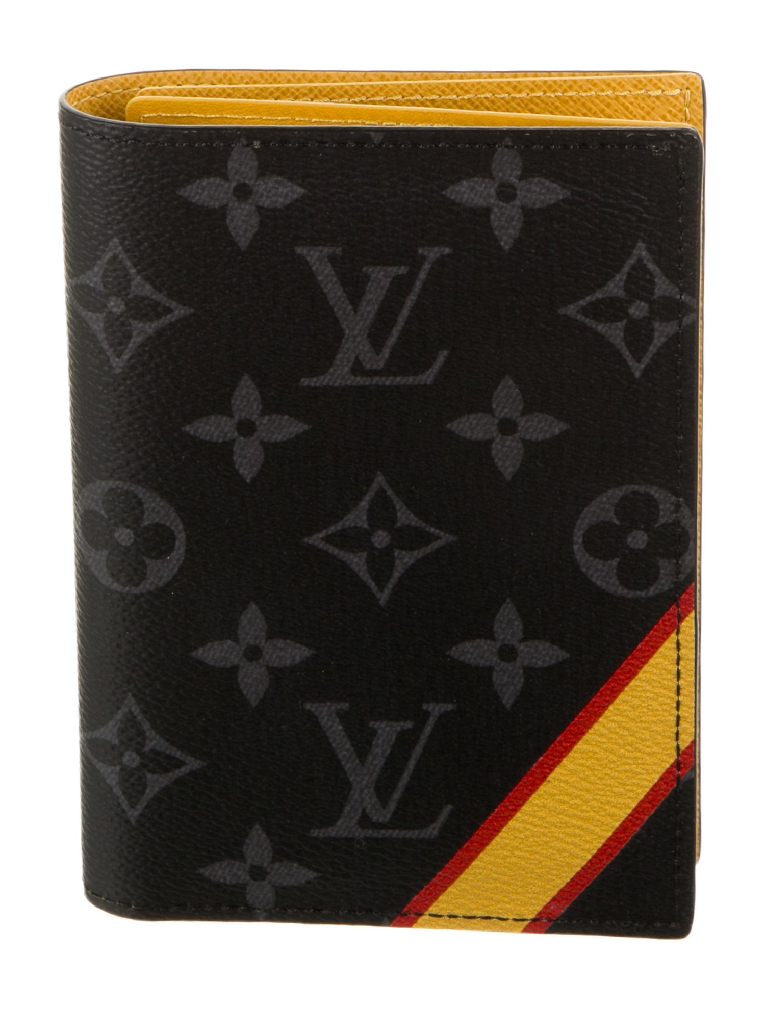 Louis Vuitton Monogram Eclipse 'My LV Heritage' Passport Cover