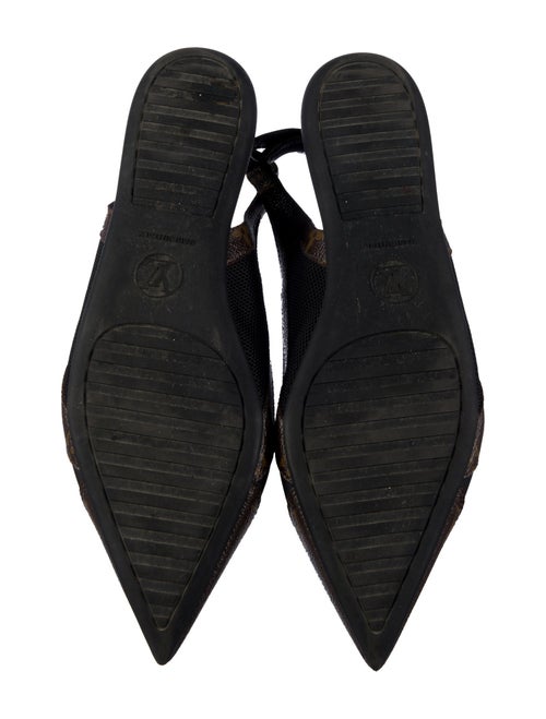 Louis Vuitton Monogram Pattern Slingback Flats