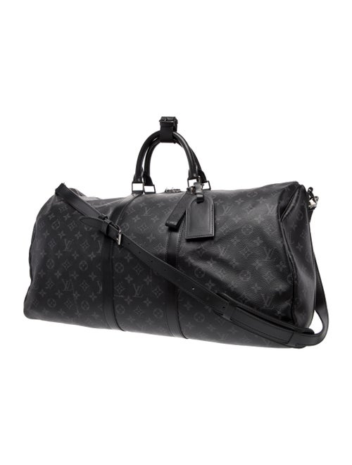 Louis Vuitton Monogram Eclipse Keepall Bandouliere 55