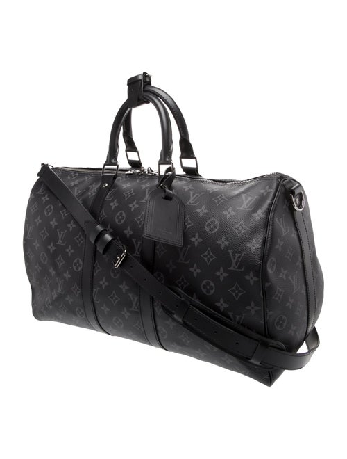 Louis Vuitton Monogram Eclipse Keepall Bandouliere