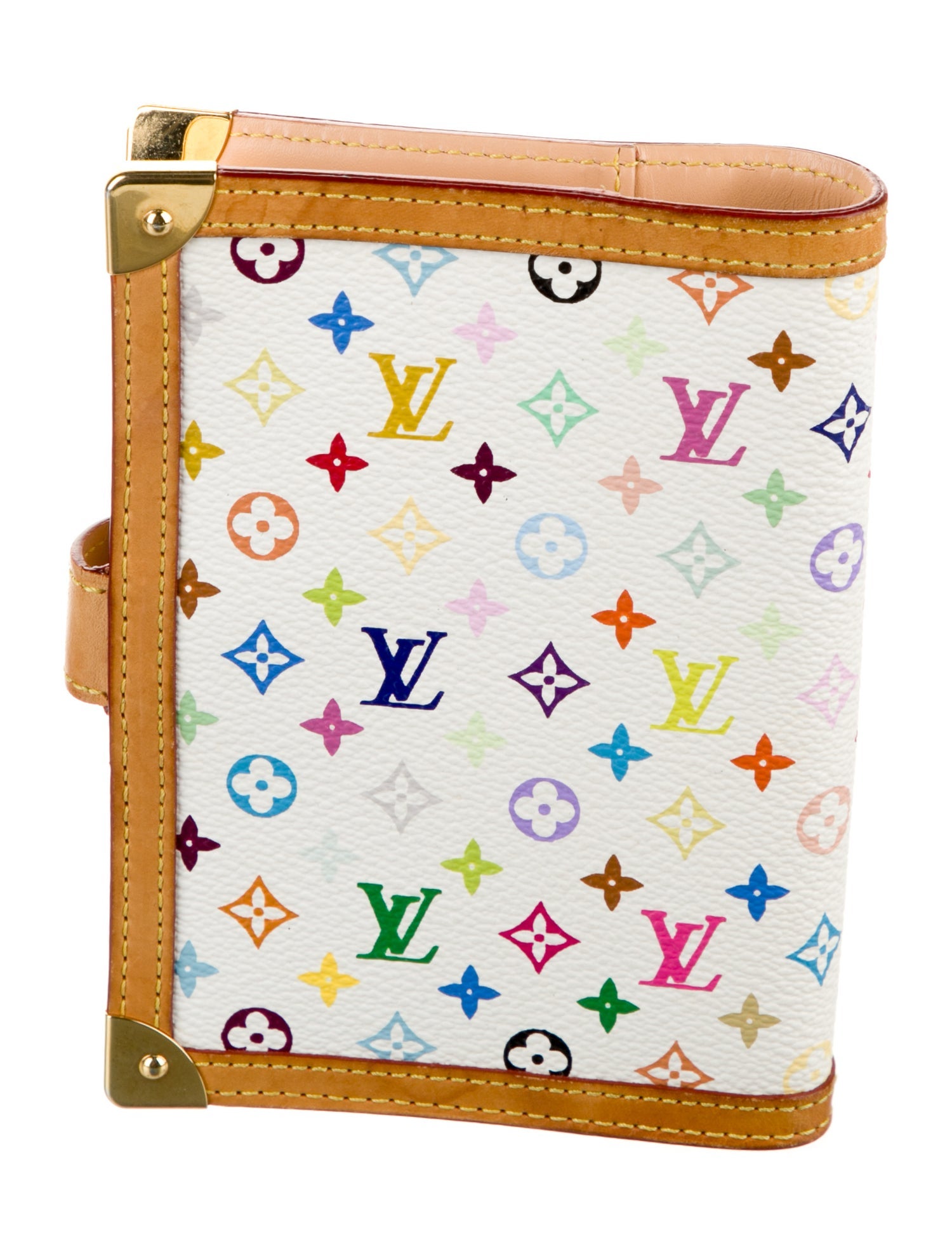 Louis Vuitton Multicolore Monogram Pattern Coated Canvas French Purse