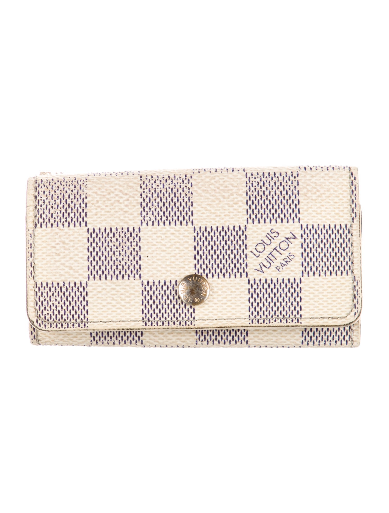 Louis Vuitton Damier Azur 4 Key Holder