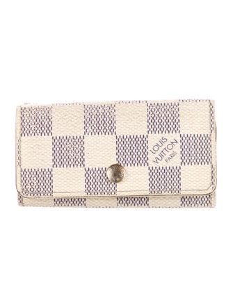 Louis Vuitton Damier Azur 4 Key Holder