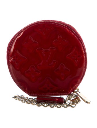 Louis Vuitton Monogram Vernis Vernis Patent Leather Round Coin Purse
