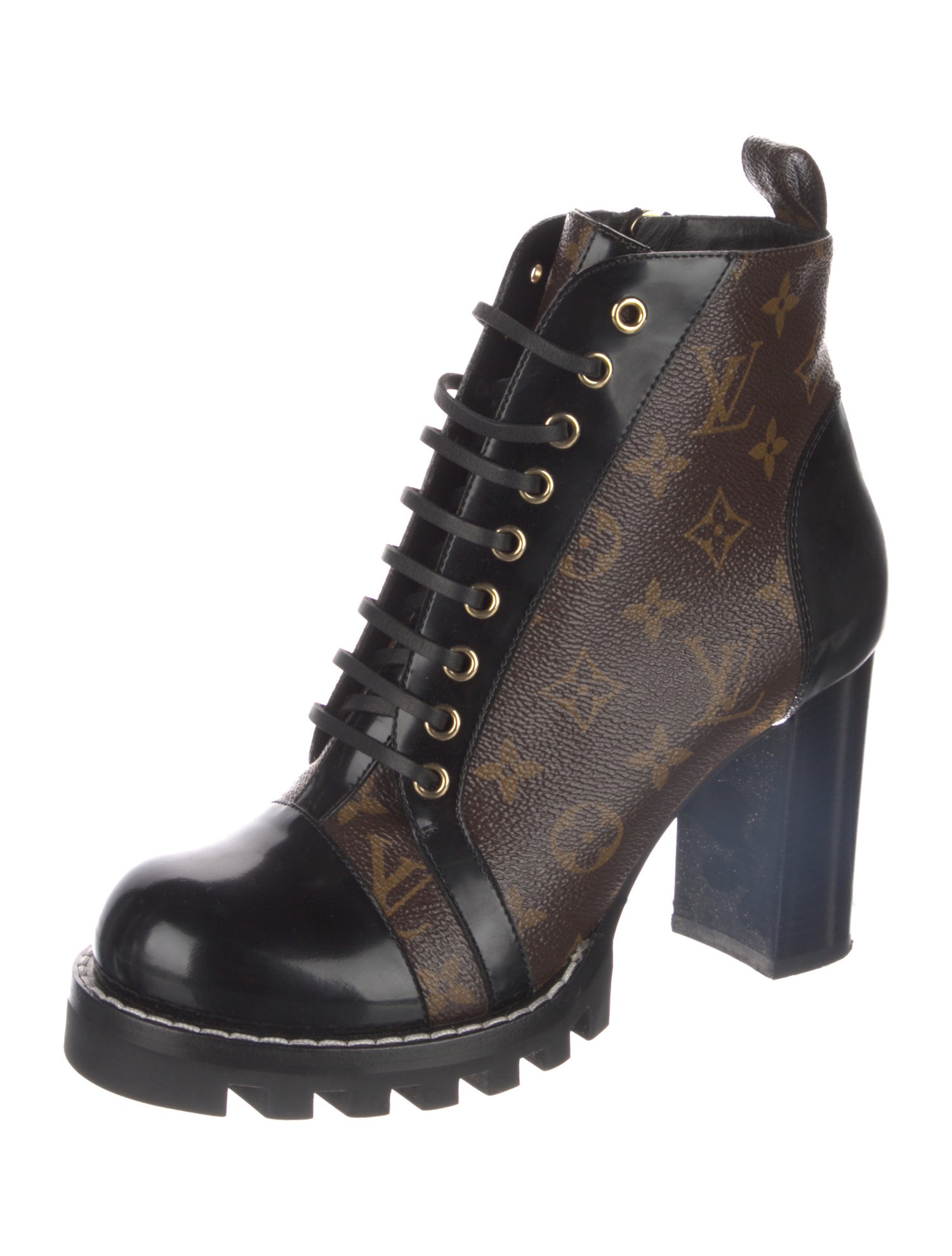 Louis Vuitton LV Monogram Combat Boots