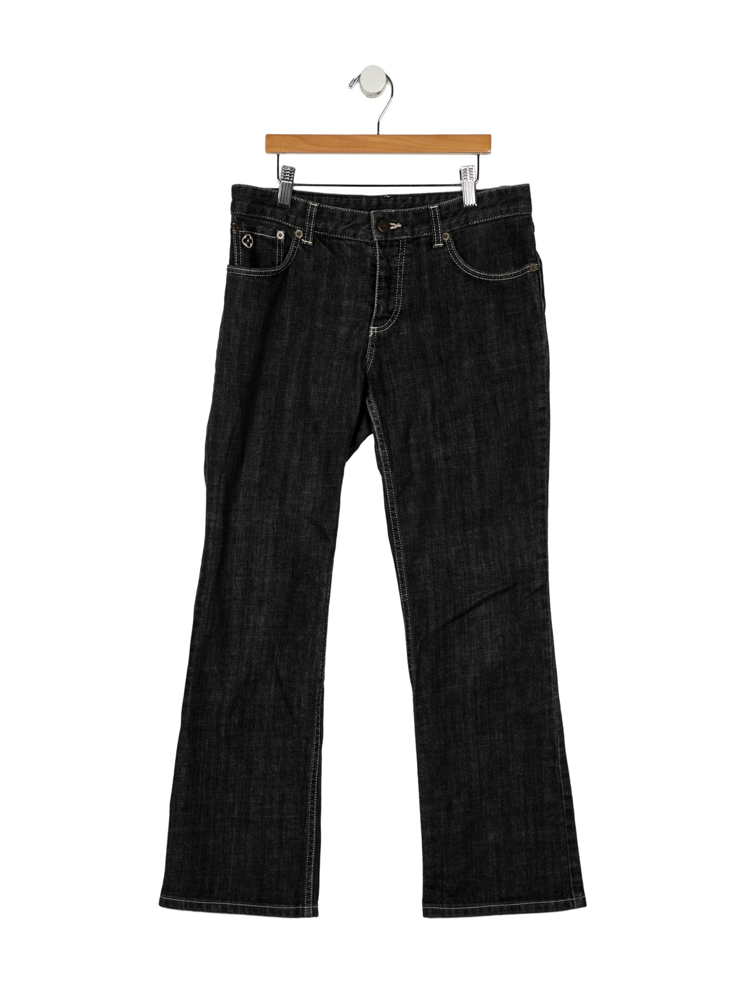 Louis Vuitton Mid-Rise Straight Leg Jeans
