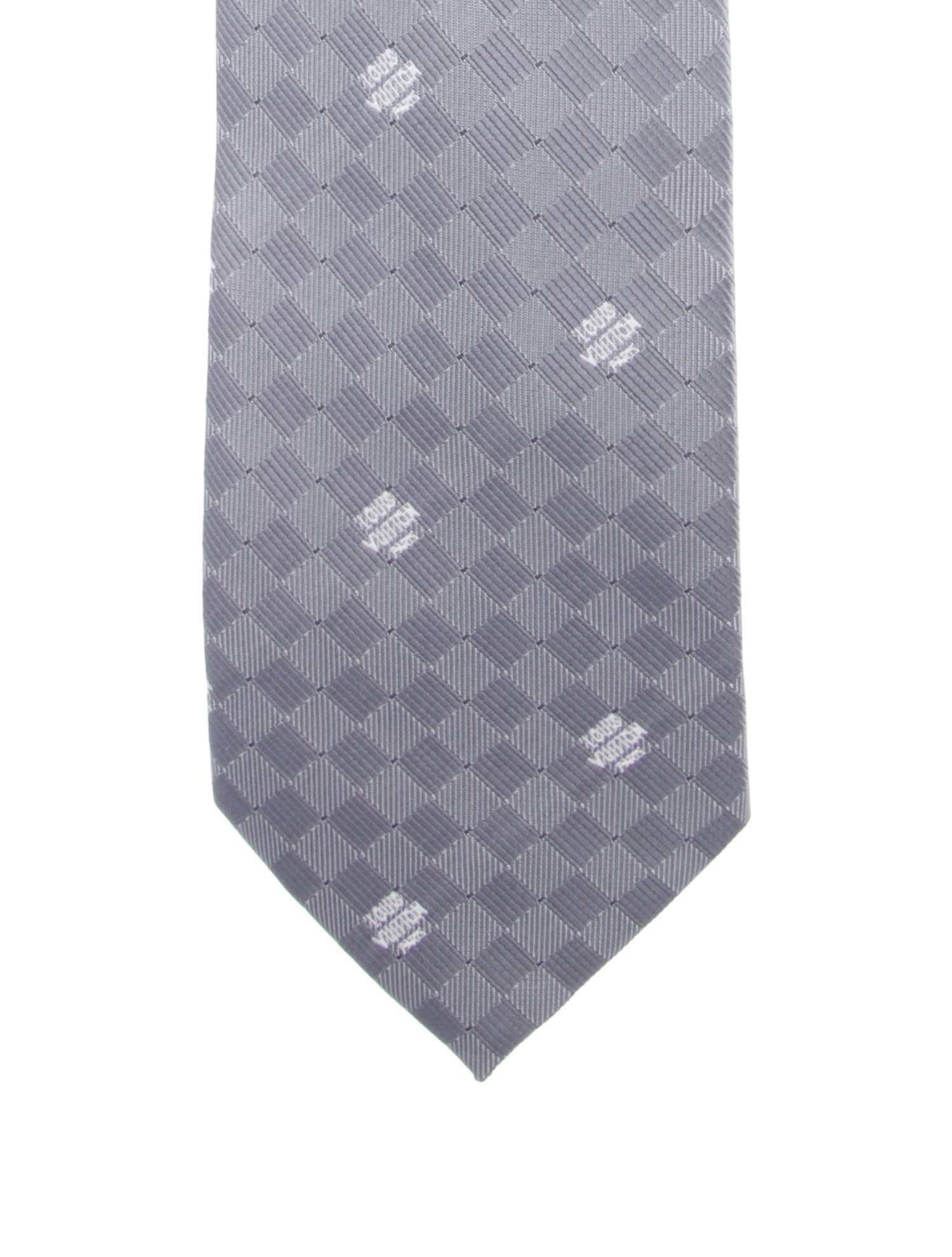 Louis Vuitton patterned silk tie