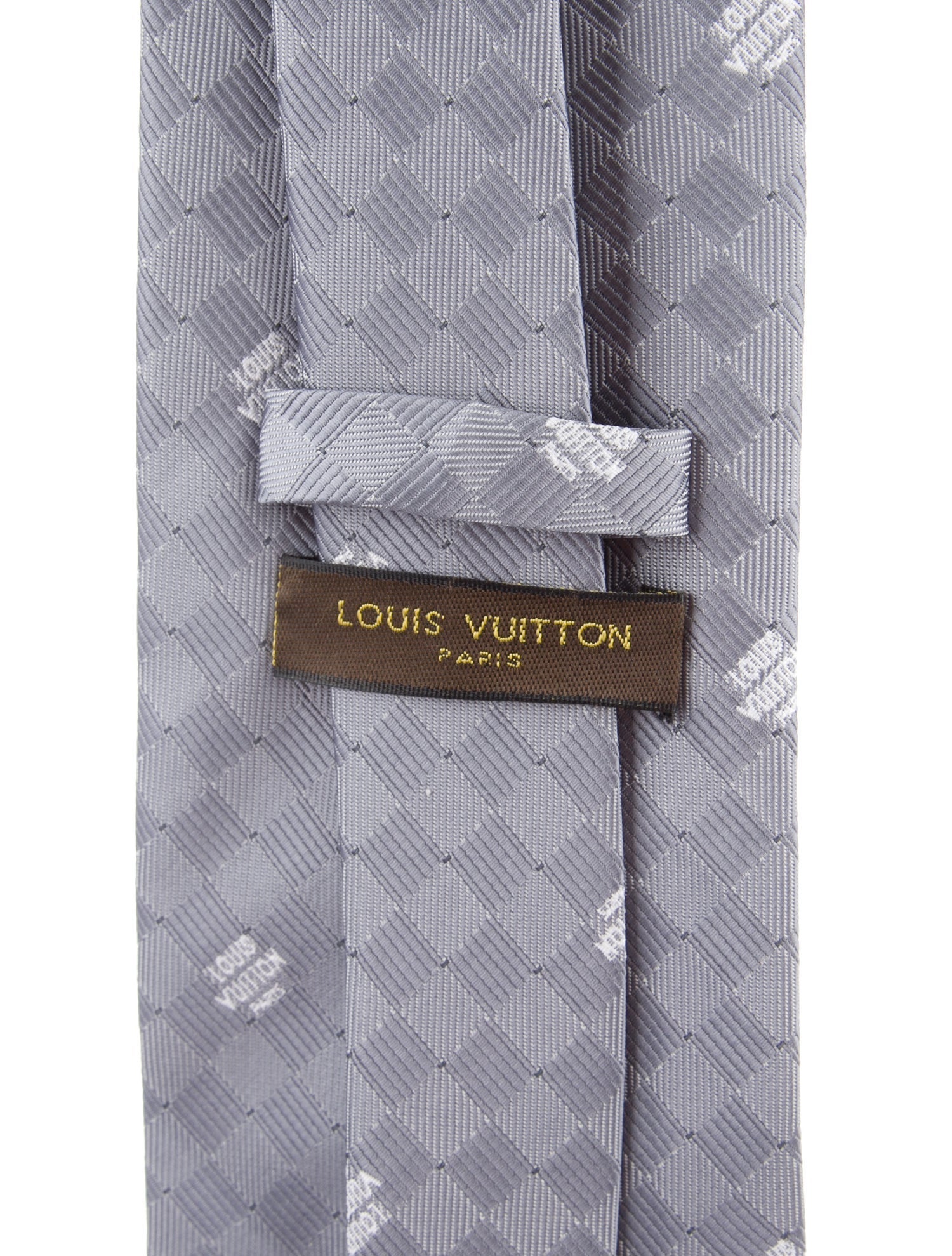 Louis Vuitton patterned silk tie