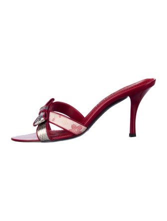 Louis Vuitton 2003 Cherry Blossom Print Slides