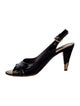 Louis Vuitton LV Monogram Patent Leather Slingback Sandals