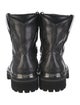 Louis Vuitton Monogram Pattern Patent Leather Combat Boots
