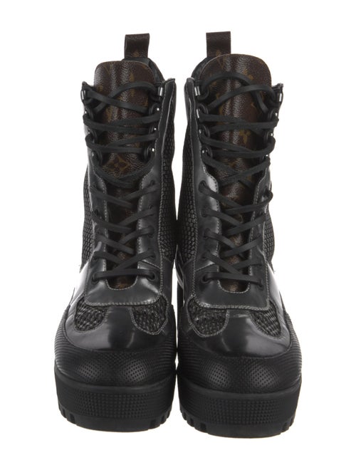 Louis Vuitton LV Monogram Combat Boots