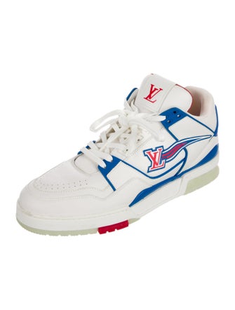 Louis Vuitton Leather Printed Sneakers