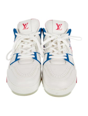 Louis Vuitton Leather Printed Sneakers