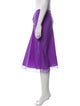 Louis Vuitton Silk Knee-Length Skirt