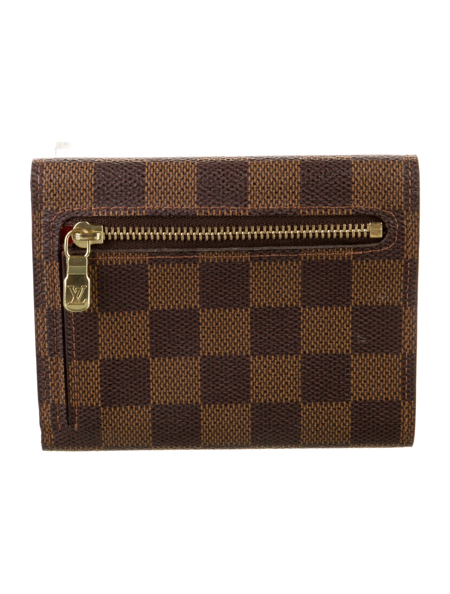 Louis Vuitton Damier Ebene Pattern Coated Canvas Koala Wallet