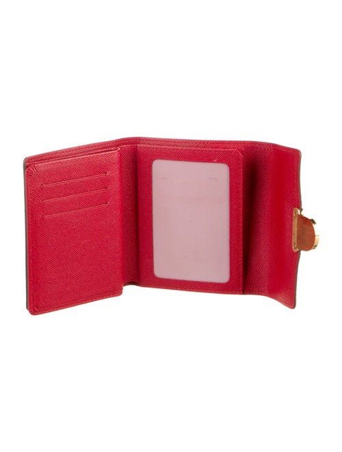 Louis Vuitton Damier Ebene Pattern Coated Canvas Koala Wallet