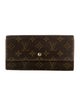Louis Vuitton 1989 LV Monogram Sarah Wallet