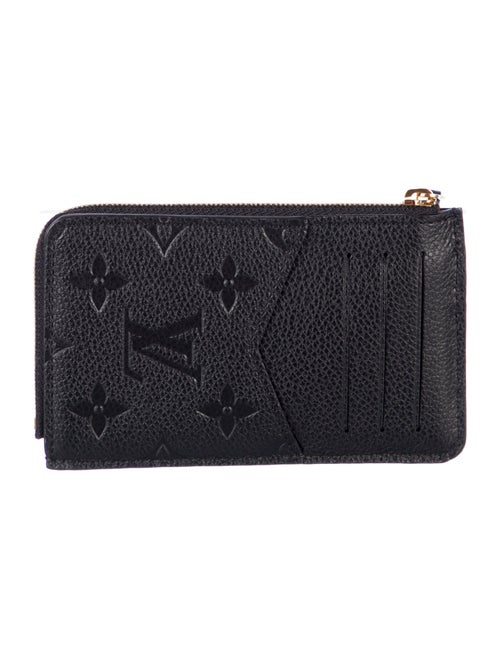 Louis Vuitton LV Monogram Empreinte Leather Card Holder Recto Verso