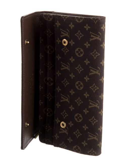 Louis Vuitton Monogram Mini Lin Pattern Canvas Wallet