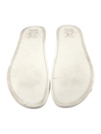 Louis Vuitton Monogram Pattern Rubber Slides