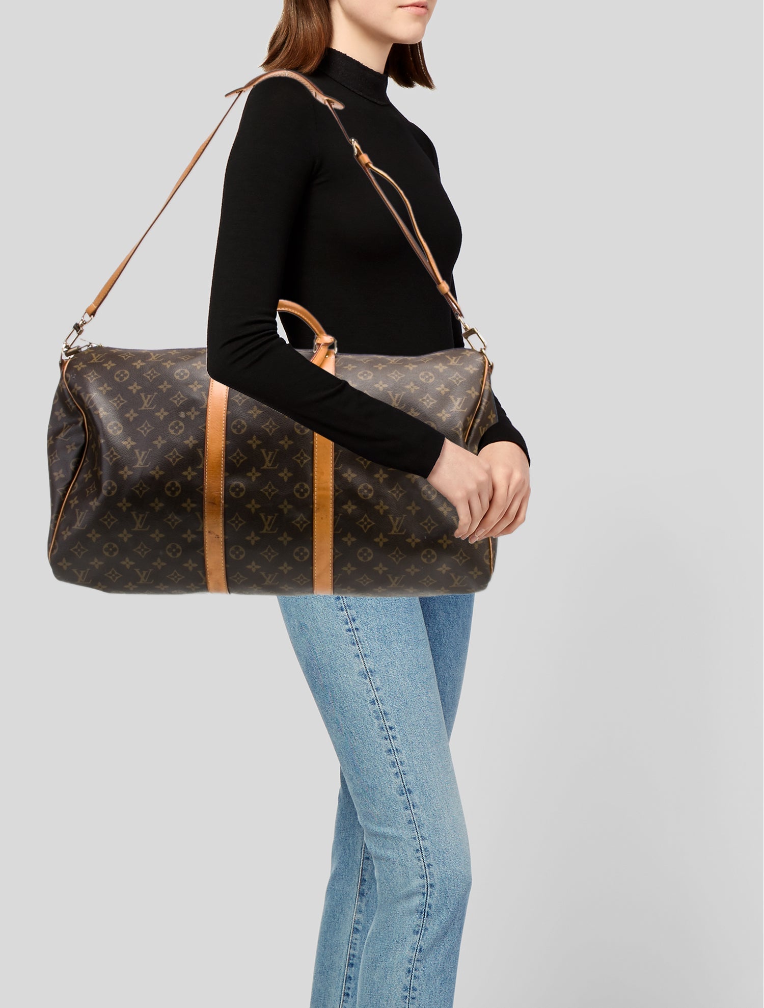 Louis Vuitton LV Monogram Keepall Bandouliere 50