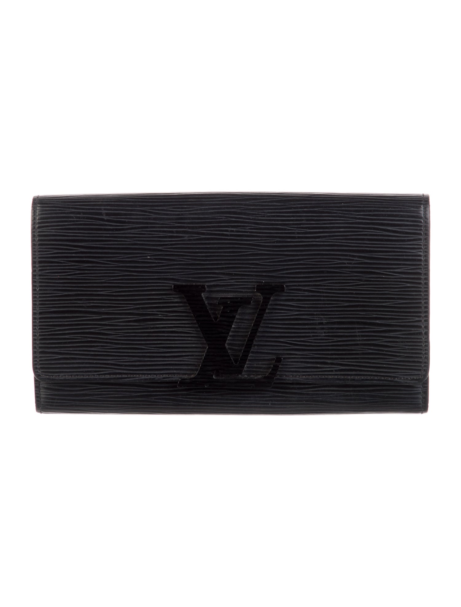 Louis Vuitton Signature Logo Epi Leather Louise Wallet
