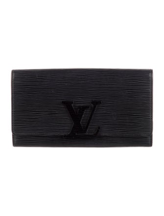 Louis Vuitton Signature Logo Epi Leather Louise Wallet