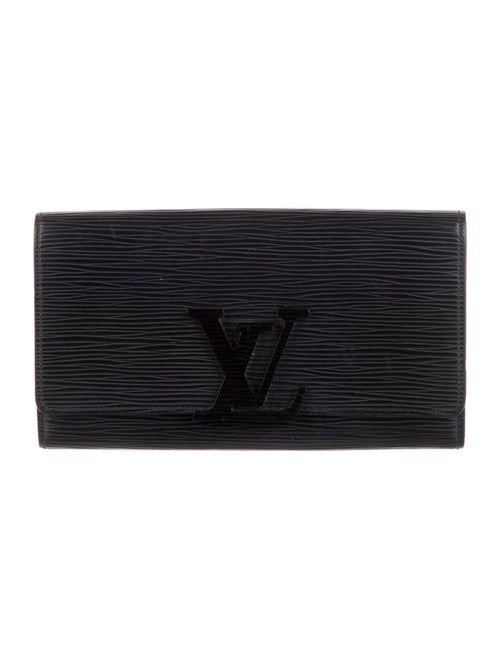 Louis Vuitton Signature Logo Epi Leather Louise Wallet
