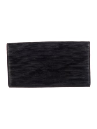 Louis Vuitton Signature Logo Epi Leather Louise Wallet