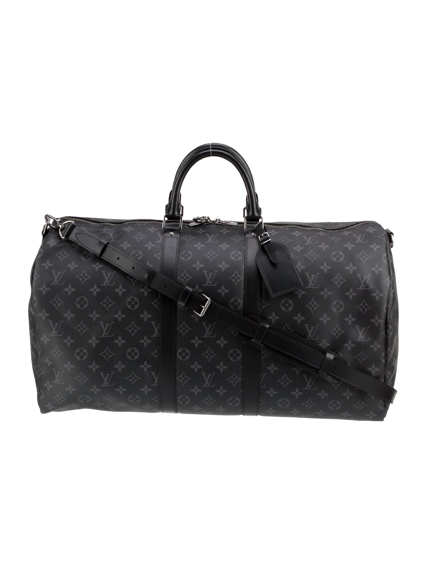 Louis Vuitton Monogram Eclipse Keepall Bandouliere 55