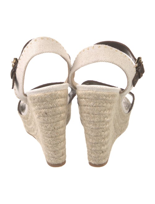 Louis Vuitton LV Monogram Studded Accents Espadrilles