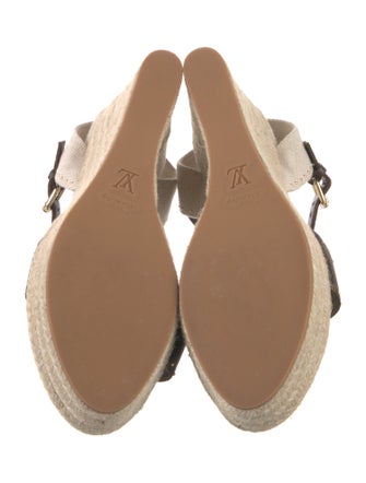 Louis Vuitton LV Monogram Studded Accents Espadrilles