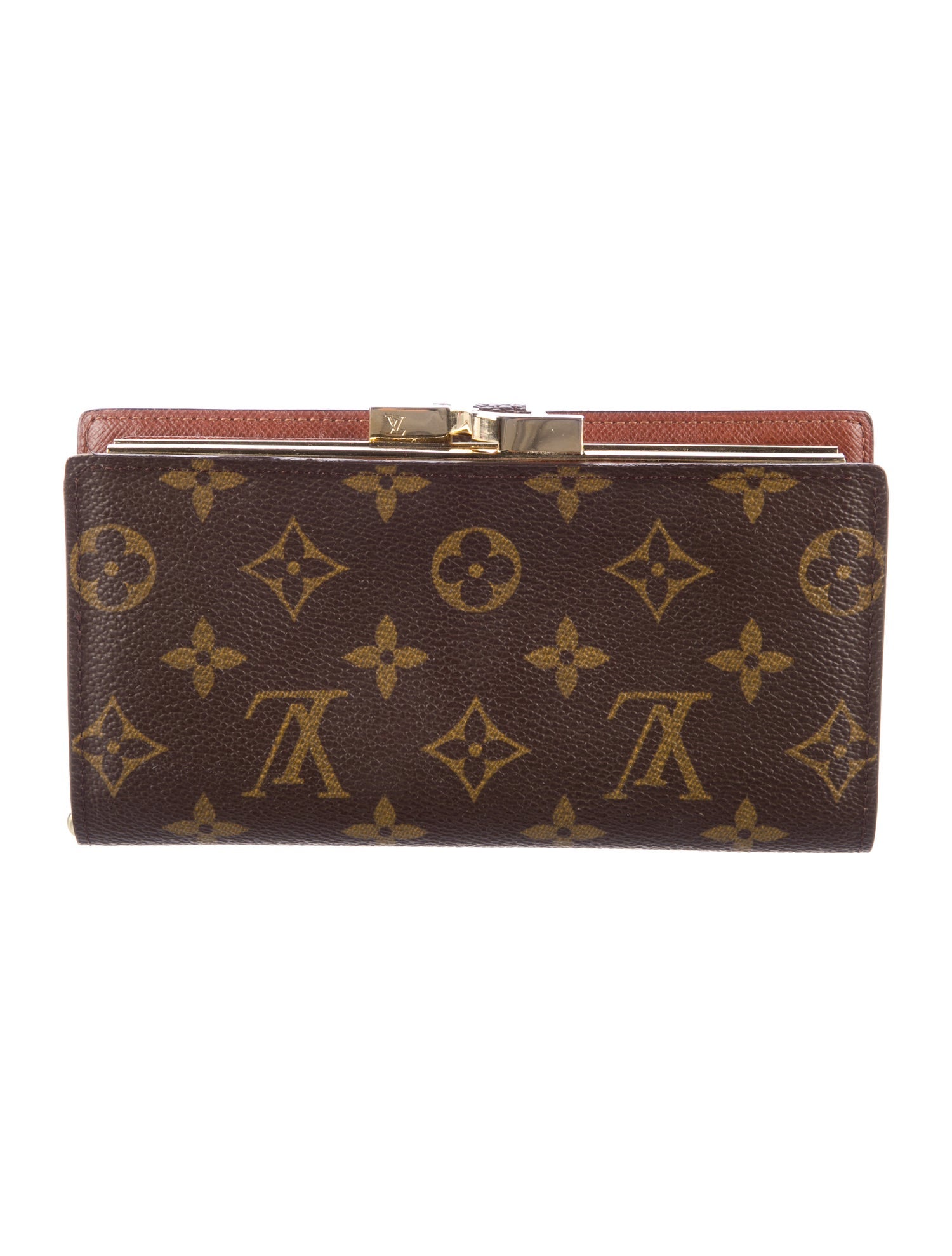 Louis Vuitton Monogram Pattern Coated Canvas French Purse