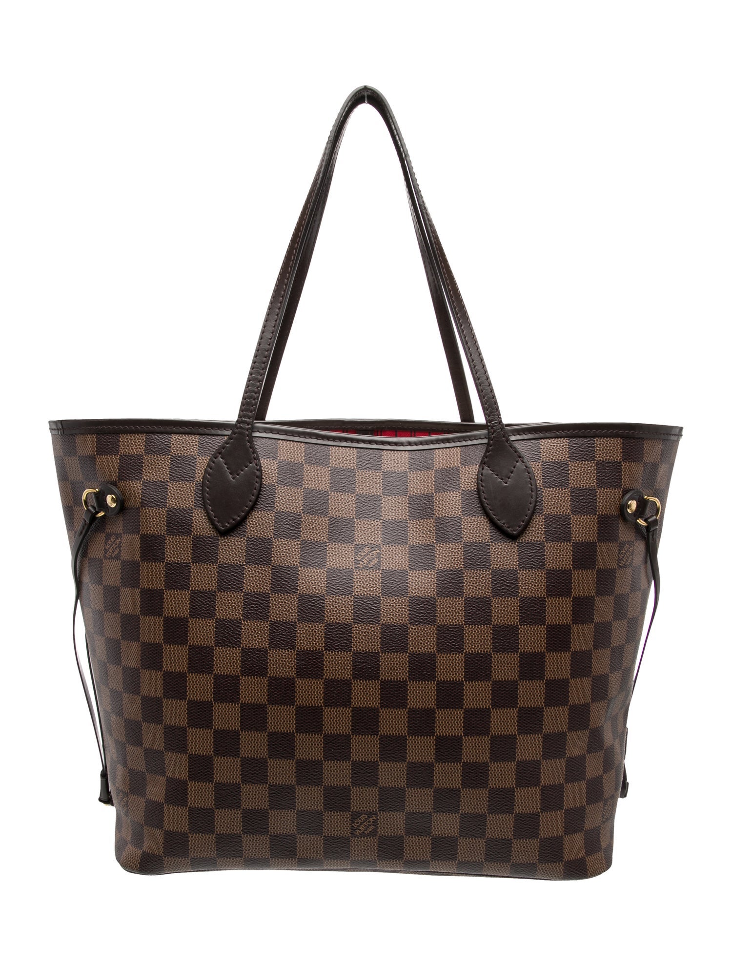 Louis Vuitton Damier Ebene Neverfull w/Pouch MM