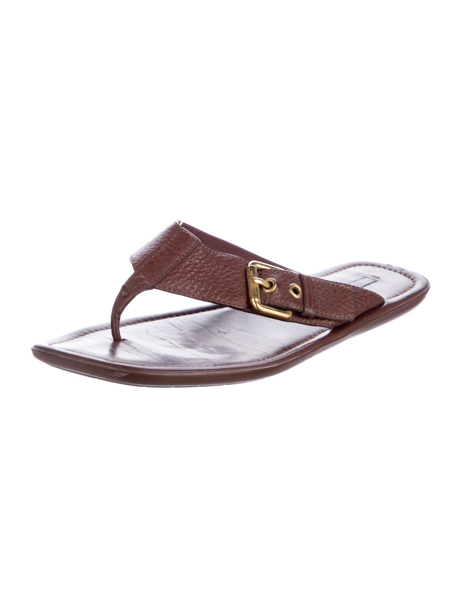 Louis Vuitton 2006 Leather Slides