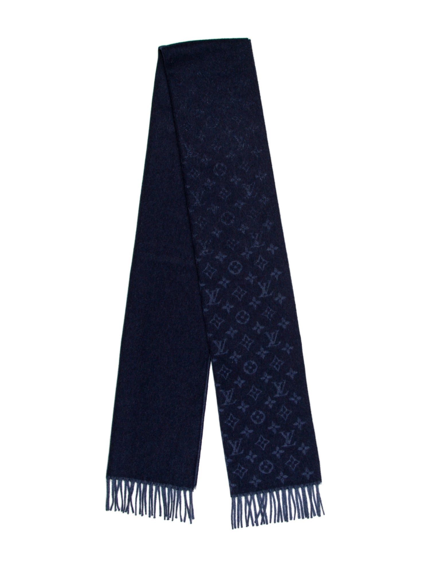 Louis Vuitton Cashmere LV Monogram Scarf