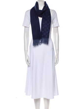 Louis Vuitton Cashmere LV Monogram Scarf